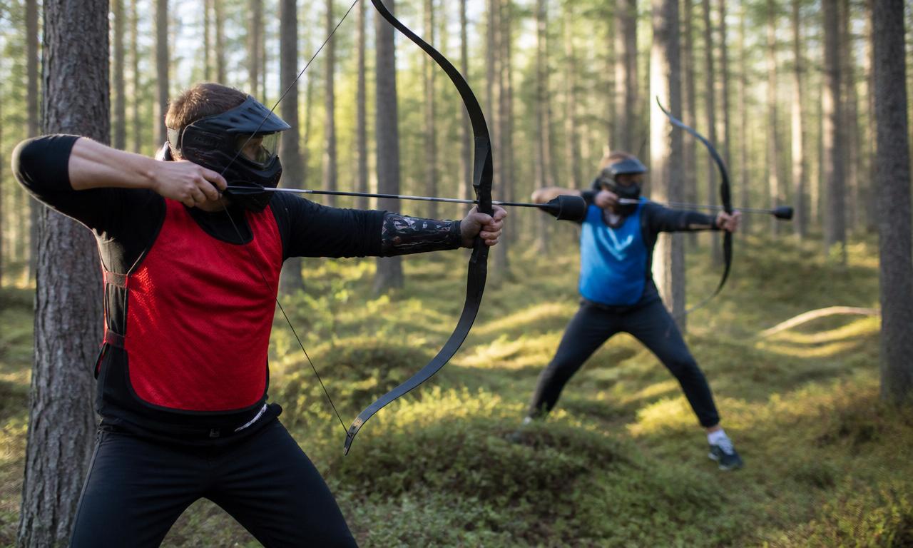 Nälkäpelit eli Archery Tag — pehmeämpi vaihtoehto paintballille