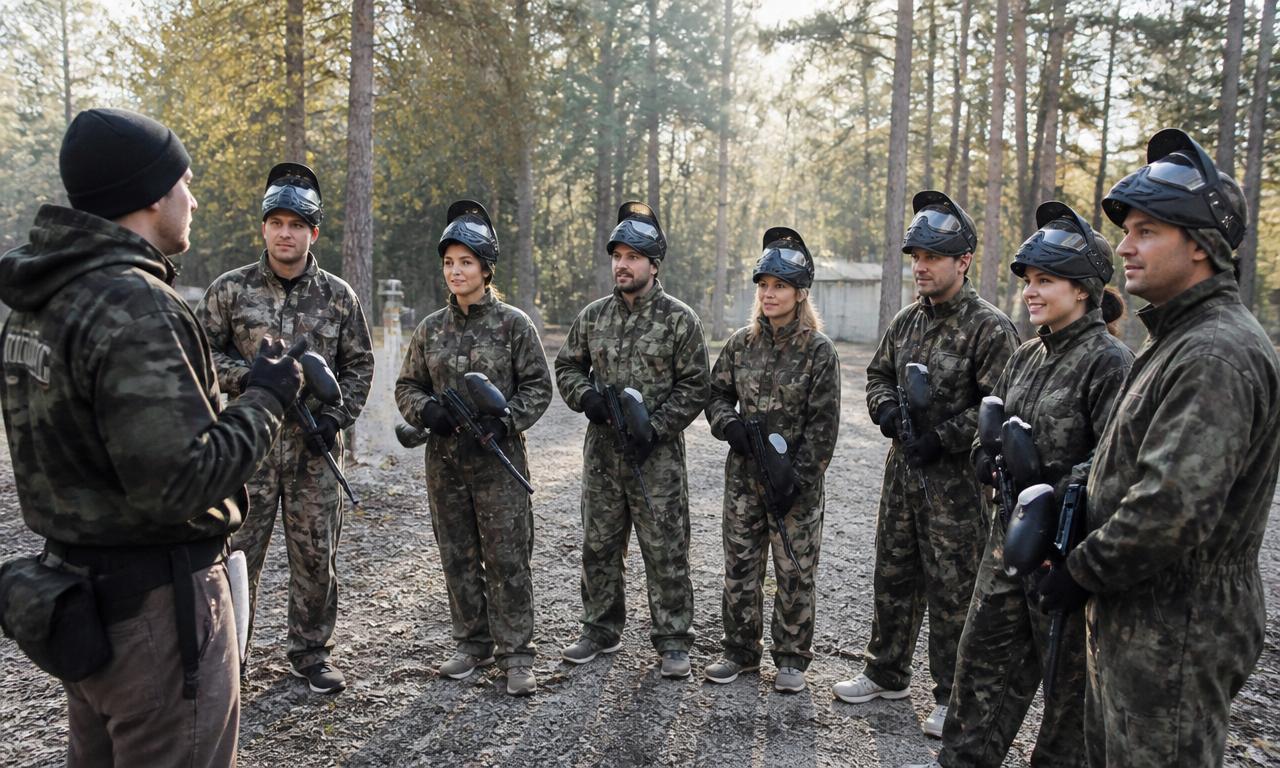 Tykypäivä, joka jää mieleen — paintball tiimitapahtumana